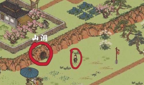 江南百景图之桃林茅屋宝箱与钥匙位置指南（游戏攻略）