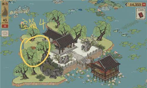 《烟雨江湖十方集树桩宝箱位置一览》（寻宝之旅从这里开始）