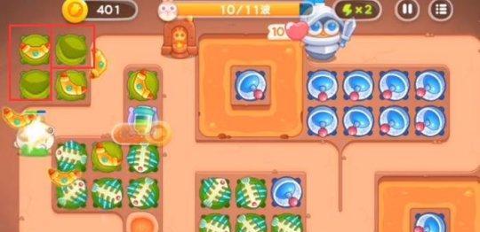 《保卫萝卜4》游戏饿龙传说第20关满星攻略（跟着攻略一步步前进）