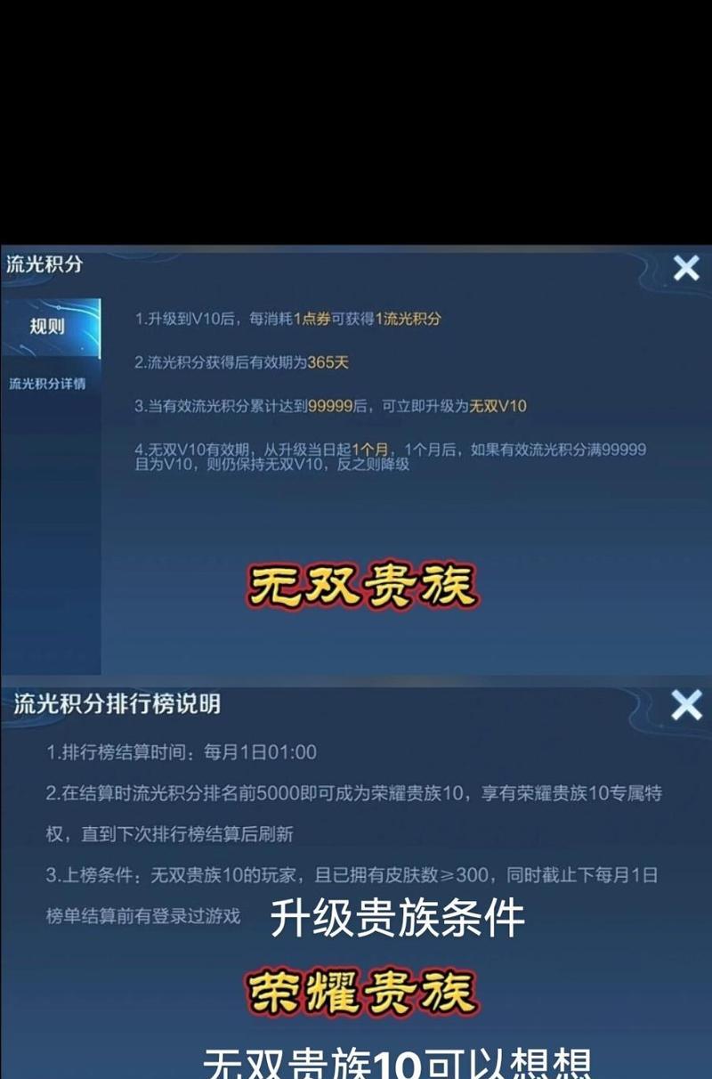王者荣耀中达到7级贵族需要多少积分？如何快速获得积分？