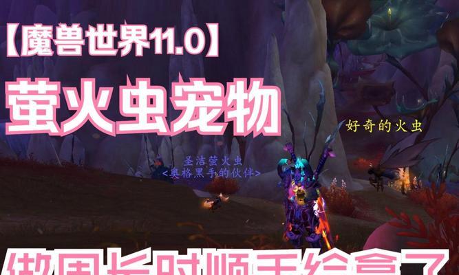 魔兽世界刷萤火虫宠物的正确方法是什么？