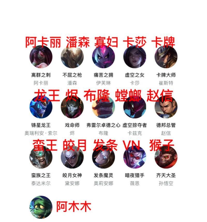 英雄联盟中8个队友的常见昵称有哪些？