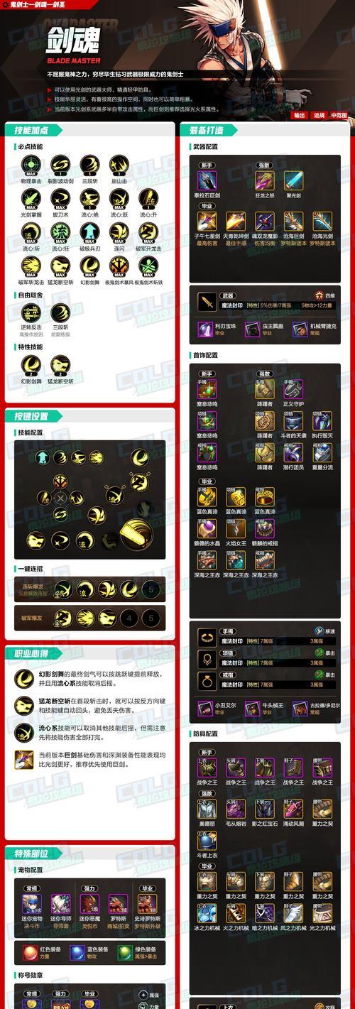 战斗大师如何搭配剑魂技能？有哪些强力组合？