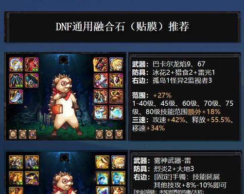 剑魂幽暗岛融合石怎么选？选择标准和建议是什么？