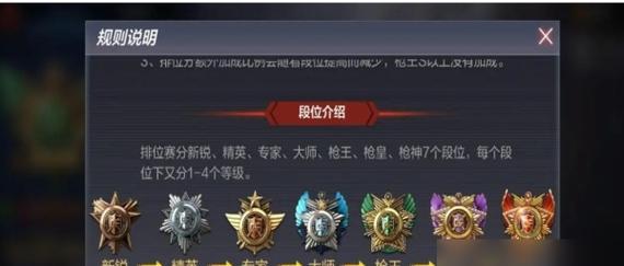 cf排位战队段位要求及加入条件是什么？