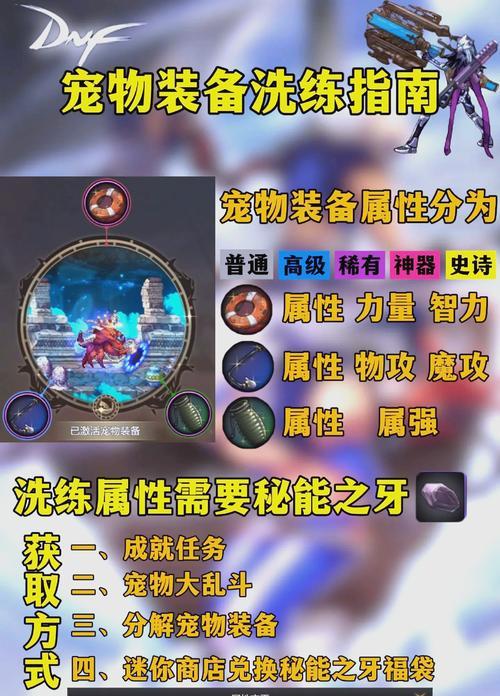 地下城赠送的宠物如何使用和培养？